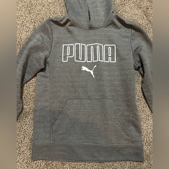 PUMA Kids Charcoal Hoodie - Picture 2 of 7